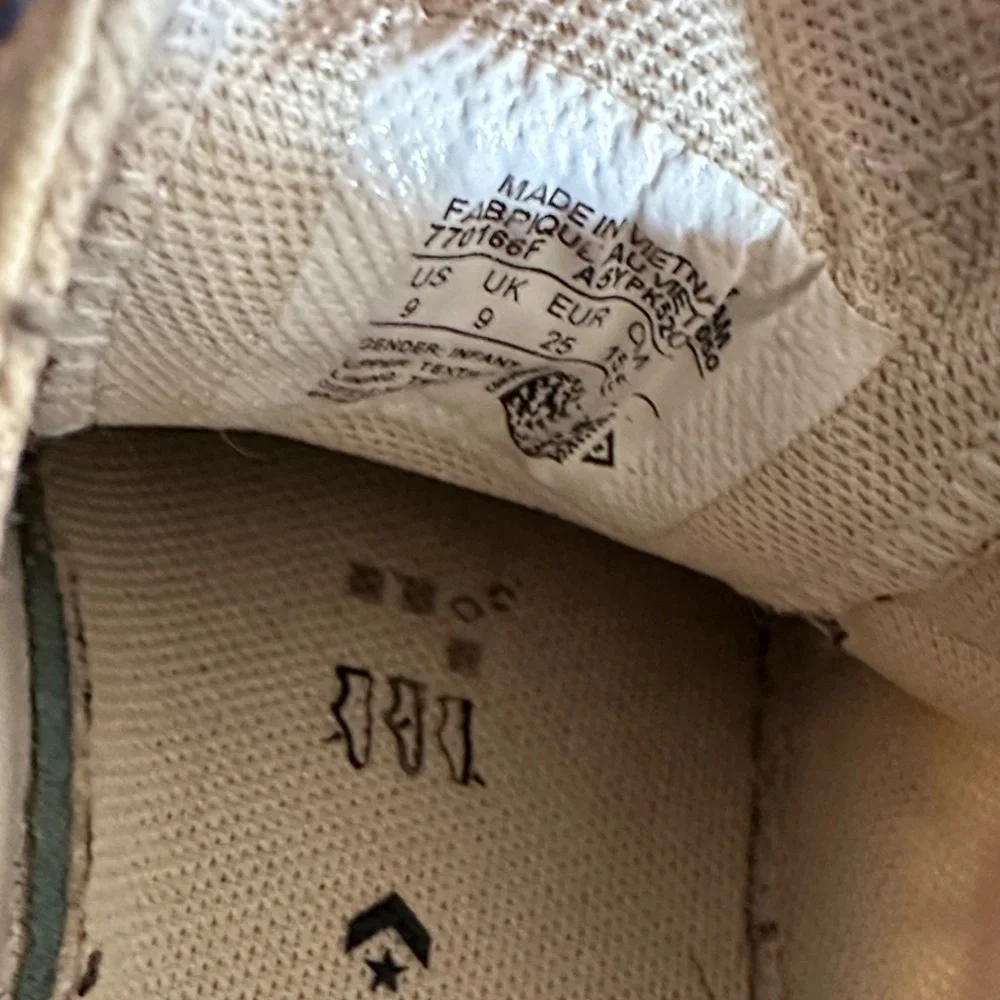 Converse Kids White Sneakers with Blue & Green Dino Print